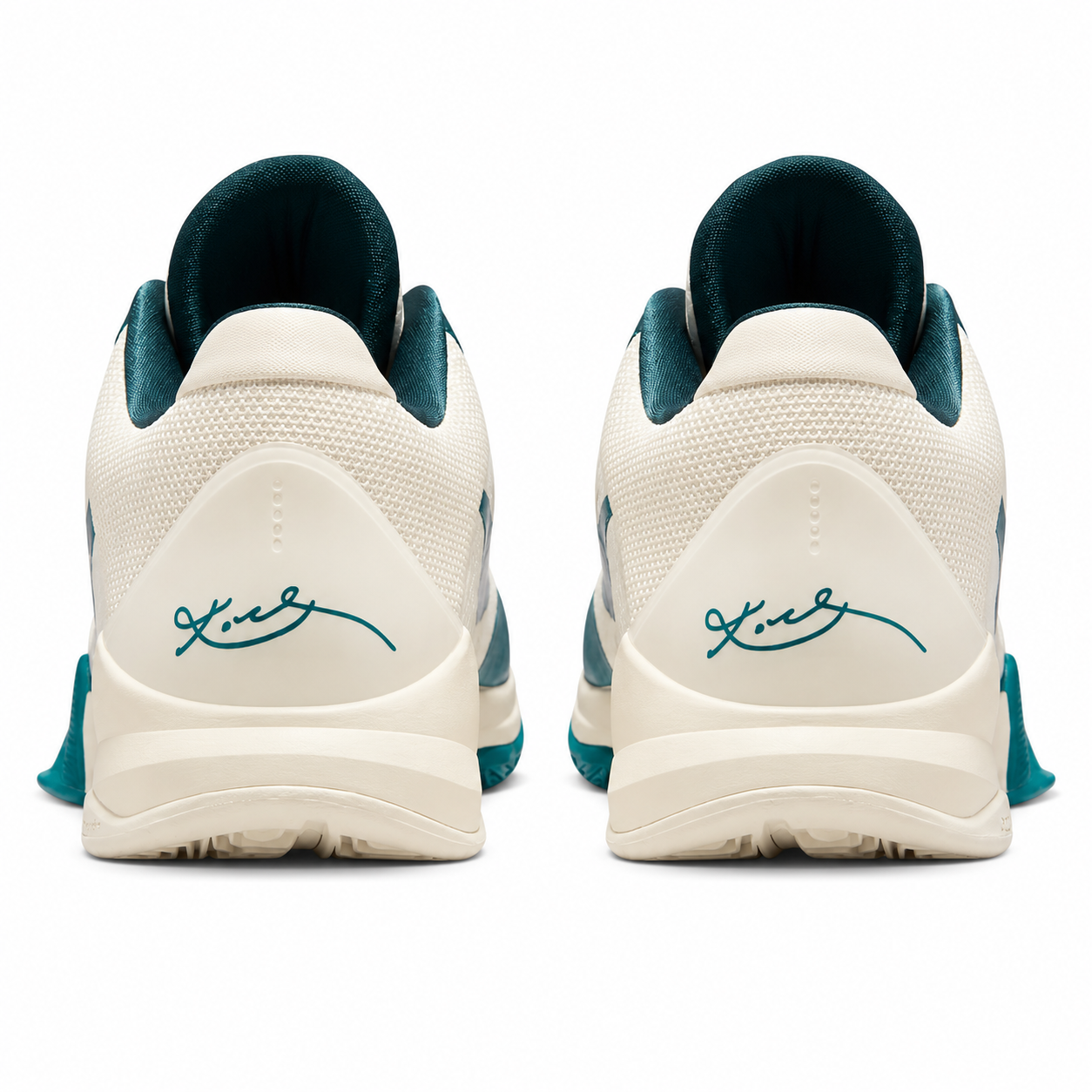 Kobe 5 Protro x Caitlin Clark Coconut Milk and Bright Spruce