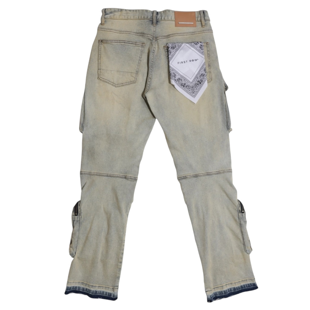 Utility Cargo Sharp Denim Pants