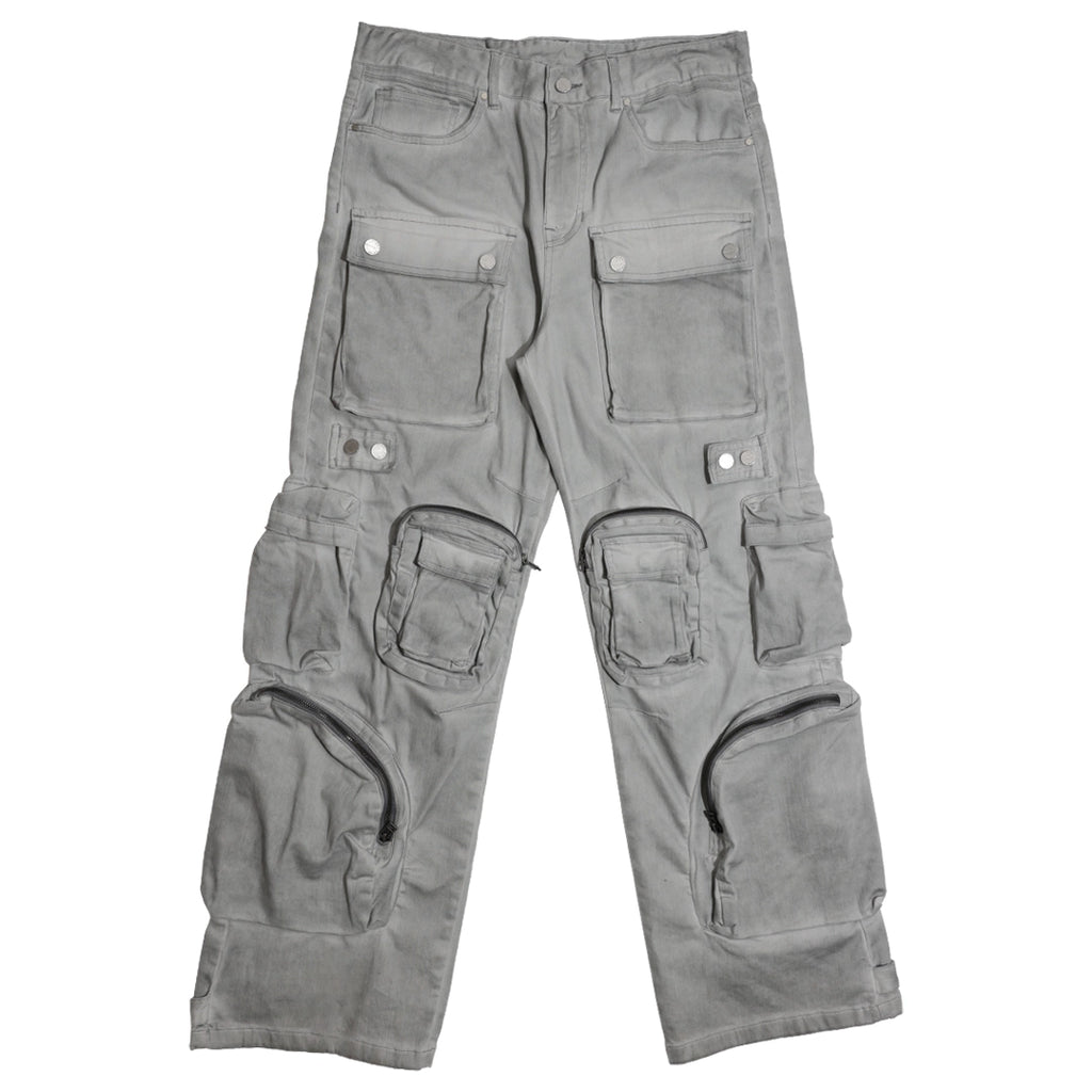 Y2K Utility Cargo Denim Pants