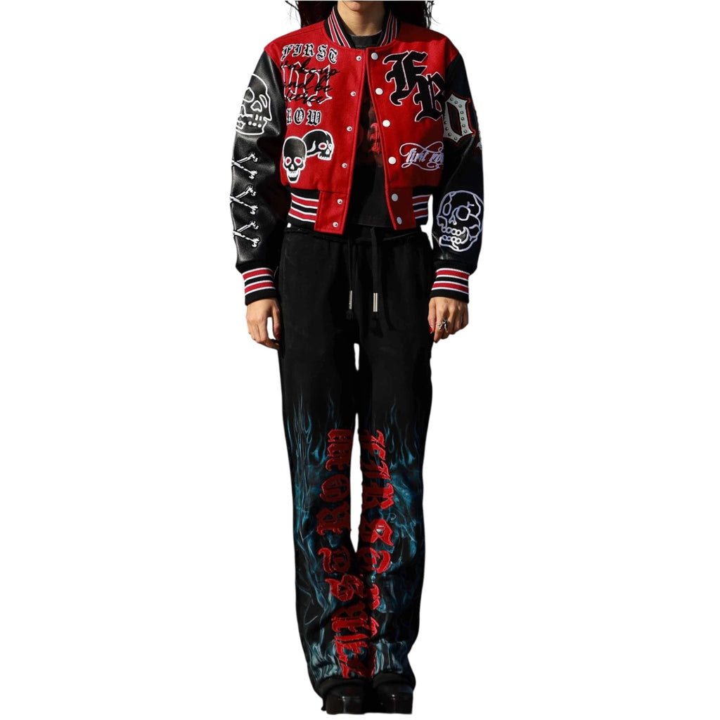 Wake Up and Be Fierce Varsity Jacket