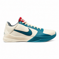 Kobe 5 Protro x Caitlin Clark Coconut Milk and Bright Spruce