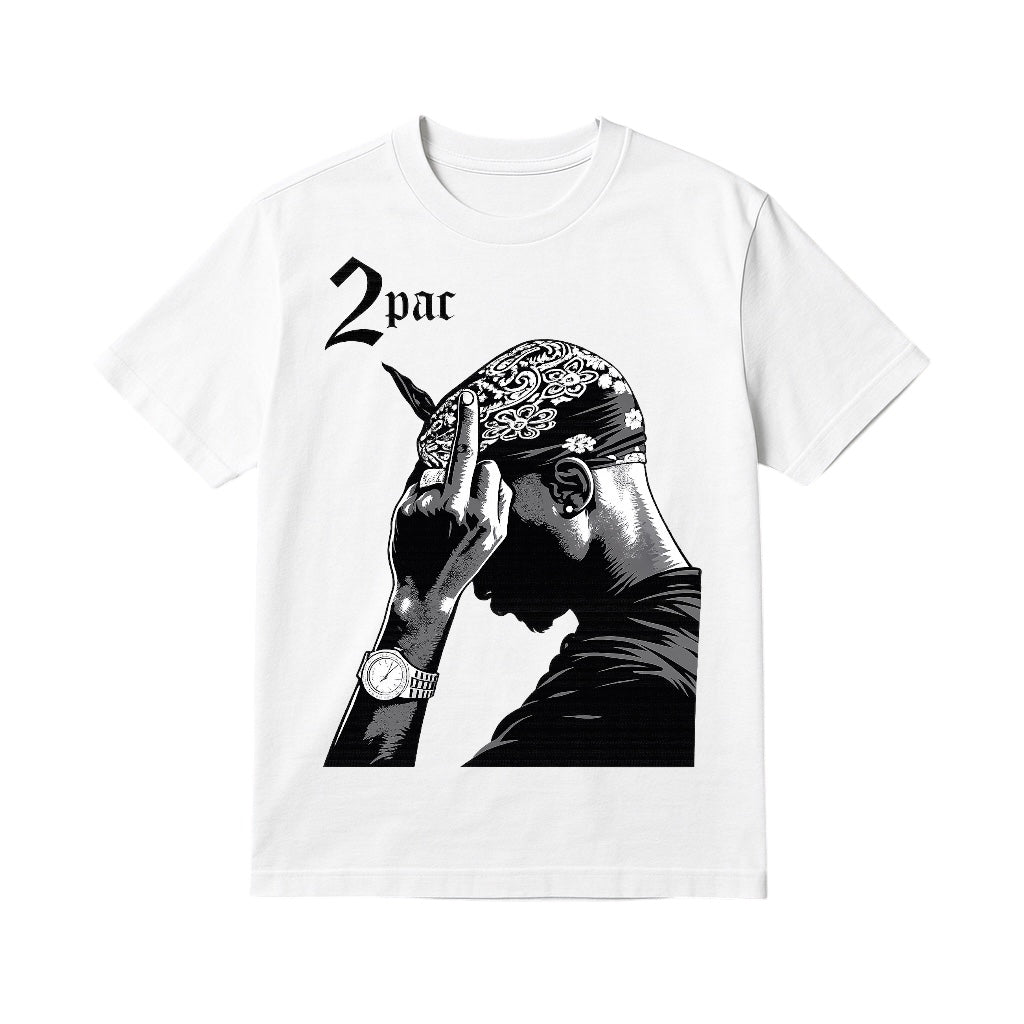 Wear Vaults 2Pac White T-shirt